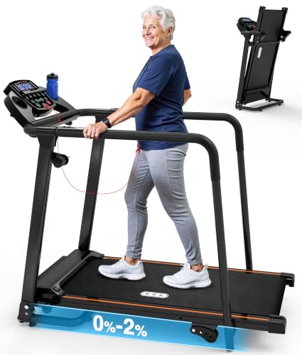 Redliro Walking Treadmill with Long Handrails