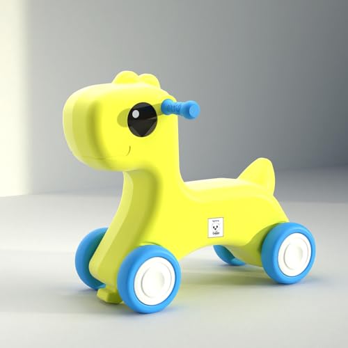 Lifelong Cuppy Horse Ride On for Kids 1+ Years|Sturdy & Round Edges Push Ride|Safe & Durable|Load Capacity 35kg|Indoor Outdoor Play Toy Vehicle for Bo