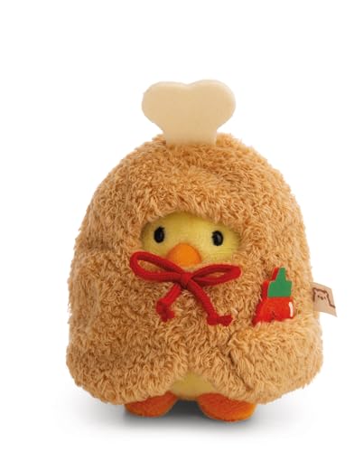 🔥 STARKER PREIS (-30%) NICI Kuscheltier Küken Tschieps 8cm mit Chilisoße & Hähnchenkeulekostüm in Geschenkbox - gelb - Stofftier aus weichem Plüsch, Plüschtier zum Kuscheln und Spielen, für Kinder & Erwachsene - 61653