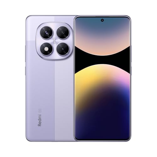 Xiaomi Redmi Note 14 Pro 5G + 4G LTE (for Tmobile Mint Tello & Global) (512GB + 12GB) NFC 6.67" 120Hz 200MP Pro AI Camera Model 24090RA29G Unlocked Dual Sim (Lavender Purple)