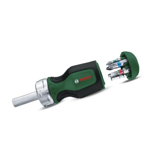 (-32%) Bosch Stubby-Ratschenschraubendreher mit Bitmagazin, 6-teilig