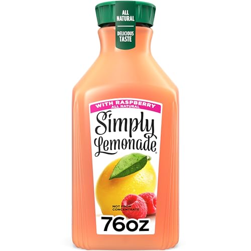 Simply Lemonade w/Raspberry Bottle, 76 oz bottle