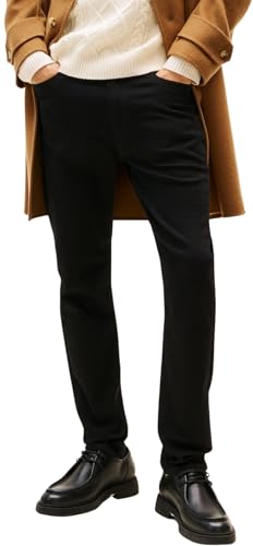 ⚡ BLITZDEAL (-75%) Tommy Hilfiger Herren Jeans Hose Bleecker Burn Black Slim Fit, Schwarz (Burn Black), 30W/36L