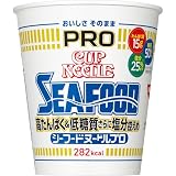 人気急上昇の商品5 - カップヌードル カップヌードルPRO シーフードヌードル 高たんぱく&低糖質 さらに塩分控えめ 78g×12個 : 食品・飲料・お酒