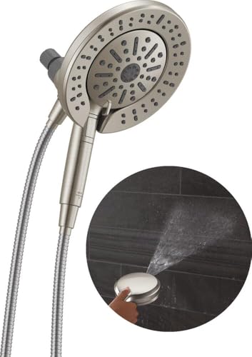 6 Setting In2ition 2 In 1 Dual Shower Head With Handheld High