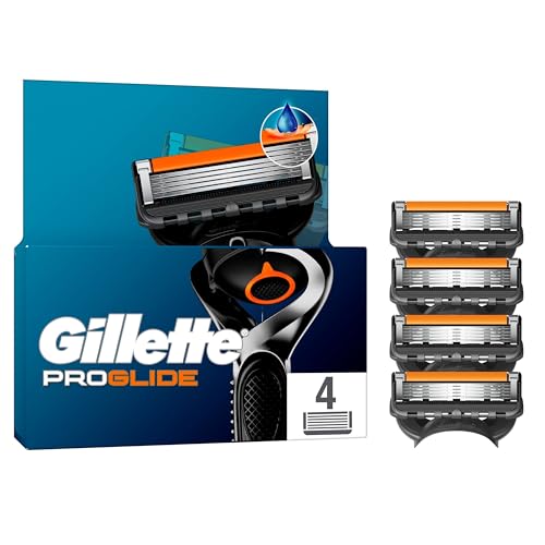 🔥 STARKER PREIS (-30%) Gillette Proglide Rasierklingen, 4 Original Ersatzklingen, Schwarz