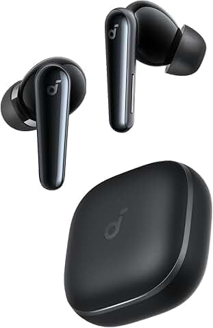 soundcore Liberty 5 by Anker, Noise-Cancelling Wireless Earbuds, 2x Stronger Voice Reduction, Real-Time Adaptive Noise Cancellation, Fast Charging, Dolby Audio, 6-Mic AI Clear Calls, Long Battery Life