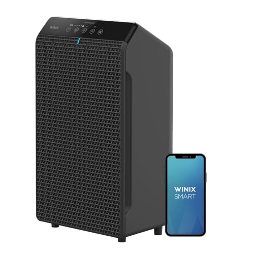WINIX 5520 Air Purifier for Home Large Room Up to 1882 Ft² in 1 Hr With Air Quality Monitor, True HEPA, High Deodorization Carbon Filter and Auto Mode, Captures Pet Allergies, Smoke, Dust.