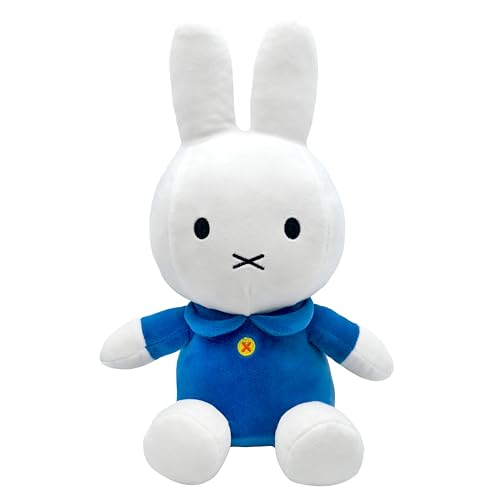 KIDS PREFERRED Miffy Plush Toy, 8 Inch Sitting Dutch Bunny Plush from Dick Bruna, Soft Boa Rabbit Bunny Stuffed Animal Plushie Doll for Girls and Boys