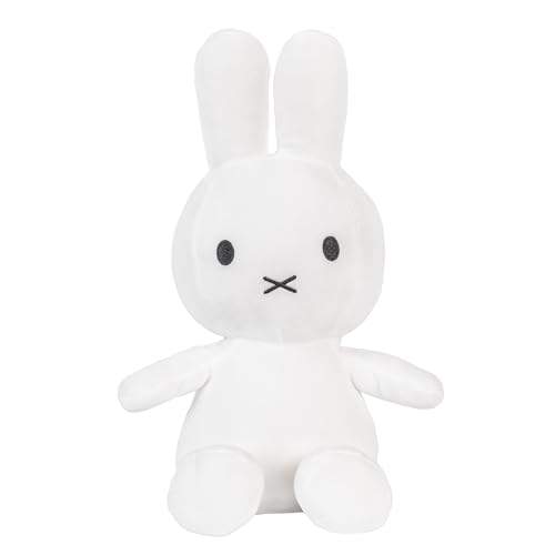 KIDS PREFERRED Miffy Plush Toy, 14 Inch Sitting Dutch Bunny Plush by Dick Bruna, Soft Boa Rabbit Bunny Stuffed Animal Plushie Doll for Girls and Boys - White