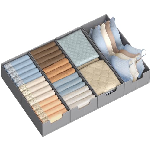 (-29%) SONGMICS 4er-Set Schubladen-Organizer für PAX 100, Kleidung ohne Fächer