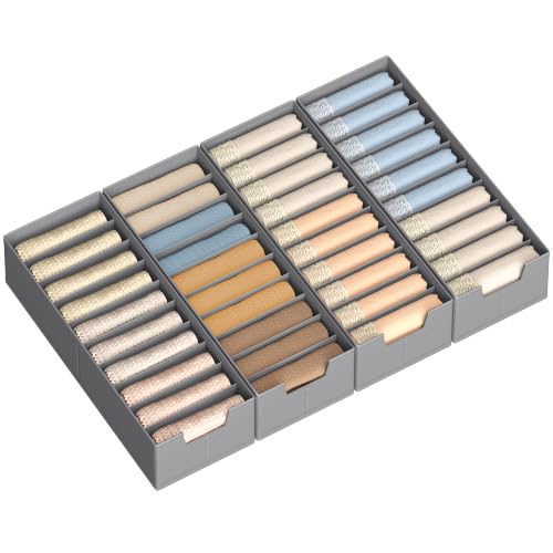 (-33%) SONGMICS 4er-Set Schubladen-Organizer für PAX 100, Kleidung mit Fächern