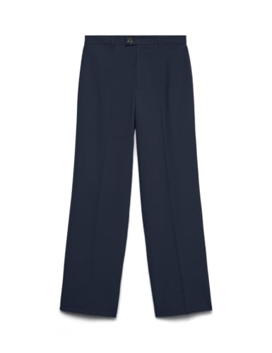 🔥 SELTEN SO GÜNSTIG (-50%) VERO MODA Damen Vmtexas Mw Straight Pant Noos, Navy Blazer, S / 34L