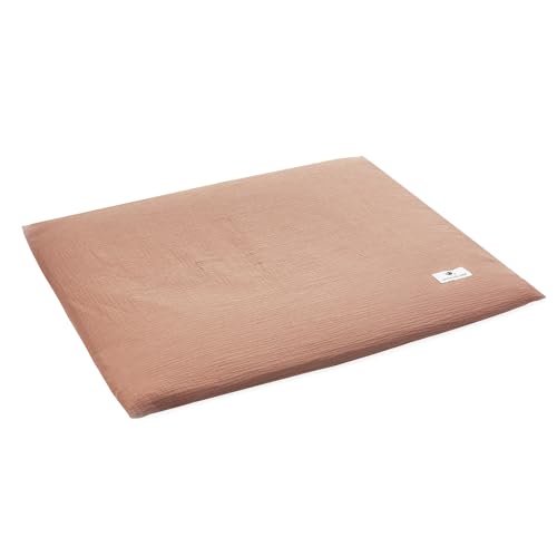 🔥 STARKER PREIS (-35%) Julius Zöllner Überzug für Wickelauflage aus Musselin Baumwolle - Musselin dune Gr. 85/75