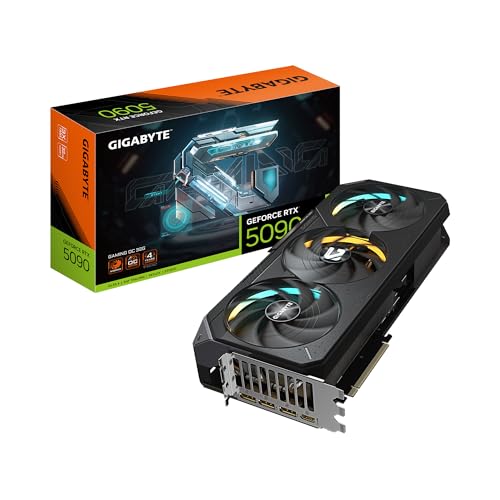 GIGABYTE GeForce RTX 5090 Gaming OC 32G Graphics Card, WINDFORCE Cooling System, 32GB 512-bit GDDR7