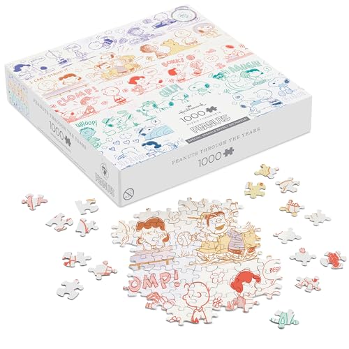 Hallmark Peanuts 1000-Piece Jigsaw Puzzle (75th Anniversary Through The Years)