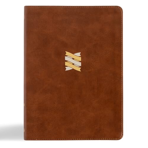 CSB Connecting Scripture New Testament, Brown LeatherTouch, Black Letter, Single-Column, Expanded Cross-Reference System, Color-Coded Text, Book Introductions, Study Notes, Articles, Charts