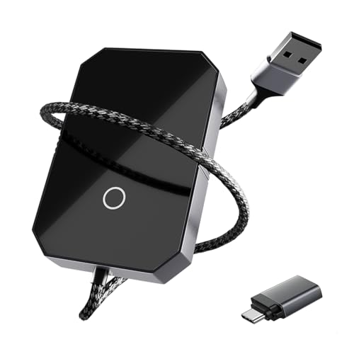 Lifelong 2-in-1 Wireless Car Play Adapter | Android Auto Wireless Adapter for car | Carplay Device for car | Supports 5.8GHz Wi-Fi & Bluetooth 5.4 | A