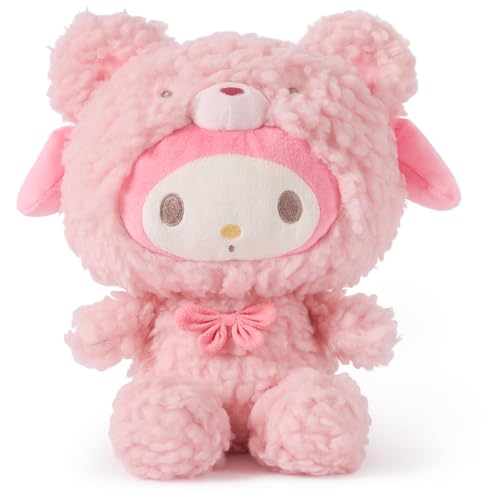GUND Sanrio Official Hello Kitty and Friends My Melody Café Latte Teddy Bear Plush, Collectible Plush Toy, Stuffed Animal for Ages 1 and Up, Pink, 10”