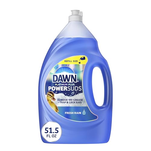 Dawn Platinum Plus PowerSuds Liquid Dish Soap, 51.5 oz. Refill