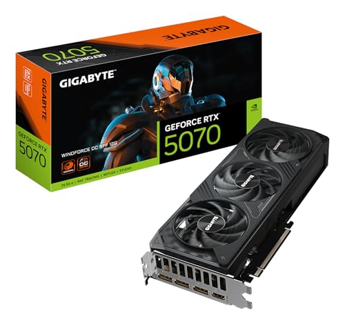 GIGABYTE GeForce RTX 5070 WINDFORCE OC SFF 12G Graphics Card - 12GB GDDR7, 192-bit, PCI-E 5.0