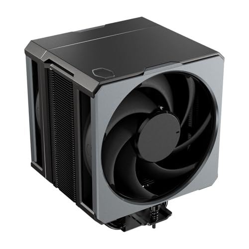 🔥 STARKER PREIS (-51%) Cooler Master Hyper 612 Apex CPU-Luftkühler – 6 supraleitende Heatpipes (TDP 260 W), 2 x 120P 120mm Mobius-Lüfter, kompakter Kühlkörper, Keine RAM-Störungen – AMD- und Intel-Sockel-kompatibel