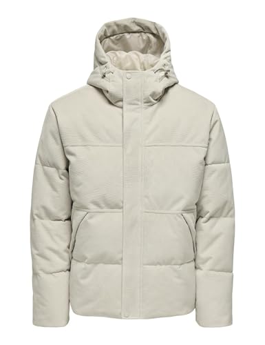 🔥 STARKER PREIS (-80%) Only & Sons Herren Onsjett Struc Puffer Jacket OTW, Vapor Blue, m