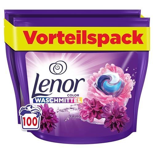 (-15%) Lenor Waschmittel Pods, 100 Waschladungen, Blütentraum, Colorwaschmittel, Langanhaltende Frische & Geruchsentfernung Bei Kaltwäsche
