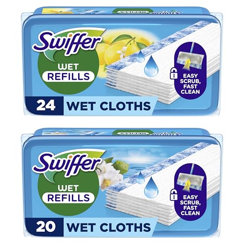 (-24%) Swiffer Bodenwischer Nachfüllpackung, Feuchte Bodentücher mit Frischem Duft Wie Nach Dem Lüften, Für Eine Schnelle & Einfache Reinigung von Hartböden