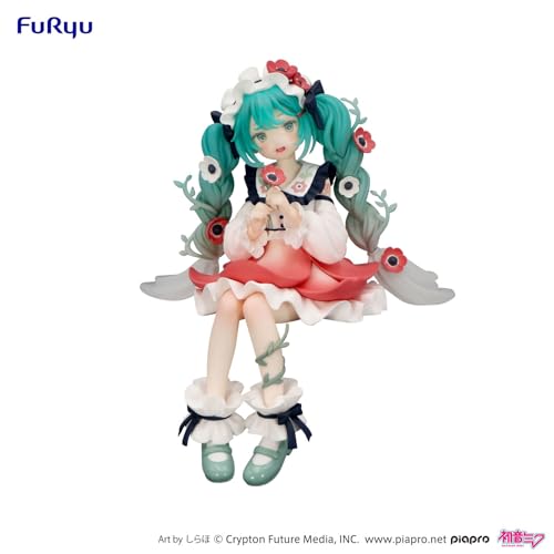 FuRyu Corporation-Hatsune Miku Noodle Stopper Figure -Flower Fairy Anemone-