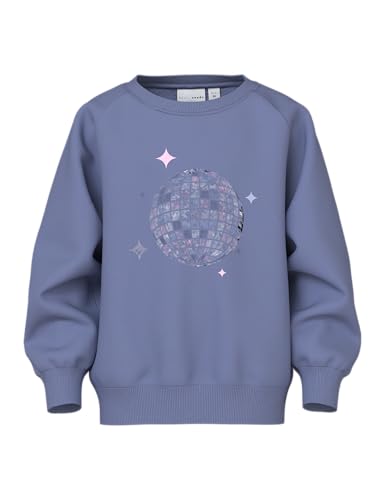 (-40%) NAME IT Mädchen Nmfvenus Ls Nreg Sweat Bru, Blue Ice, 92