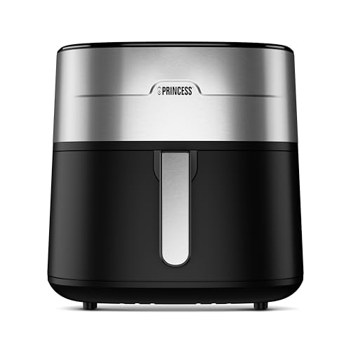 🔥 STARKER PREIS (-52%) Princess Dual Heat Airfryer 8L XXL, Heißluftfritteuse mit Doppeltem Heizelement für eine Schnellere Garzeit & Knusprige Ergebnisse, 15-in-1, BPA- & PFAS-frei, Shake-Erinnerung, 2000 W, 182280