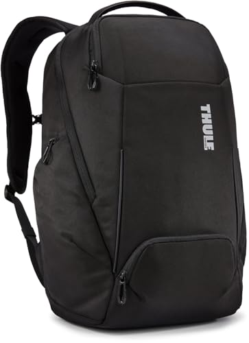 Thule Accent Laptop Backpack New - Fits MacBook - Hardshell Protective Compartment - Quick Access Front Pocket - Side Zipper Pocket - 100% Recycled Fabric - Hidden Back Pocket