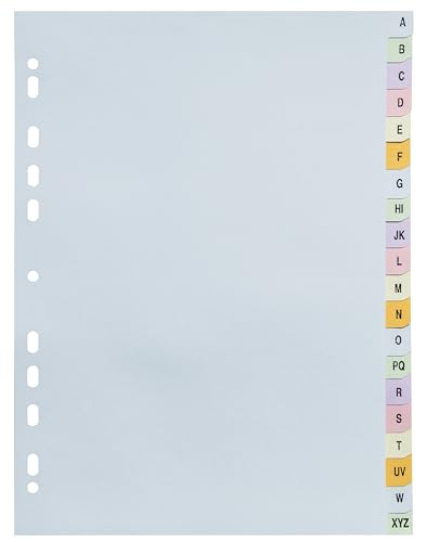 🔥 STARKER PREIS (-26%) Exacompta Register Karton pastell Forever 20 alphabetische Taben