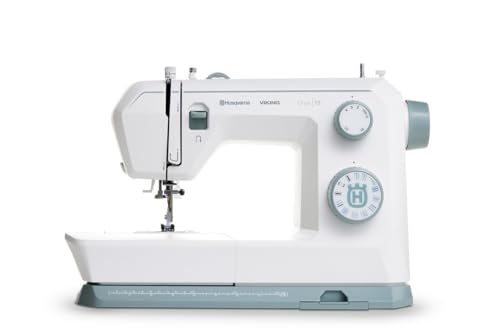 SINGER Husqvarna Viking Onyx 15 | 70-Watt Powerful Motor | 23 Built-In Stitches | 58 Stitch Applications | 7-Row Feed Dog System | Free Online Interac