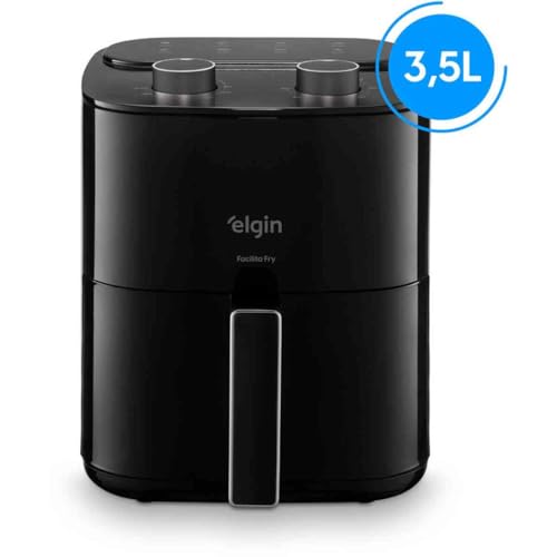 Fritadeira Air Fryer Elgin Facilita Fry 3,5 Litros Potência 1400w Cor Preta 220V
