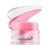 medicube PDRN Lip Sleeping Mask Glow Balm, Salmon PDRN, Collagen, Shea Butter for Softer Lips, Long-lasting Moisture, Overnight and Daily Lip Care, Korean Skincare, 0.35 oz