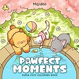 Pawfect Moments: Adult Coloring Book for Women Featuring 30 Cozy and Cute Cat & Dog in Comfy Days, Fuzzy Animals Friends Coloring Pages for Adults Stress Relief And Relaxation (Books Gifts for Girls)