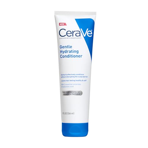 CeraVe Gentle Hydrating Conditioner, Hair Conditioner With Ceramides, Niacinamide & Hyaluronic Acid, Sulfate Free & Color Safe, Moisturizing Conditioner For All Hair & Scalp Types
