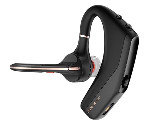 HP Poly Voyager Legend 50 - Bluetooth Headset - Discreet Boom & 4 Noise-Canceling Mics, AI NoiseBlockAI & WindSmart Technology - Seamless Connectivity & Smart Call Controls - All-Day Comfort
