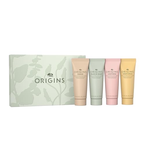 Origins Hand Cream Essentials Gift Set | Softens Dry Skin | Travel Hand Lotion With Plant-Derived Glycerin & Meadowfo...