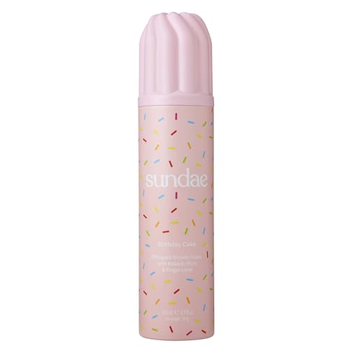 sundae Whipped Shower Foam Birthday Cake Foaming Body Wash 8.9 fl oz, 265ml