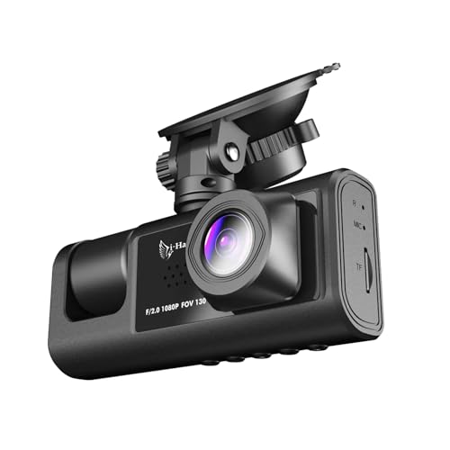 I-Hawk Defender Dual Dash Cam 1080p Full HD Front & Rear | Wide Angle, Loop Recording...