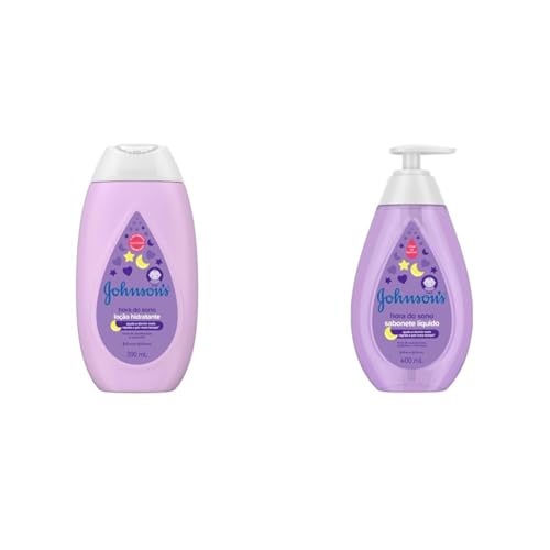 Kit Johnson's Baby Loção Hidratante Relaxante Hora Do Sono 200ml + Sabonete Líquido Relaxante