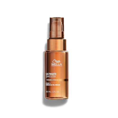 Wella Professionals ULTIMATE SMOOTH Miracle Oil Serum for Dry, Dull & Frizzy Hair | With Squalane & Omega 9 | 1 Fl Oz