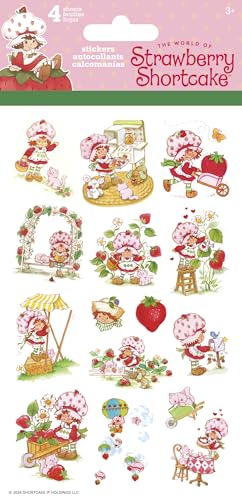 Strawberry Shortcake Standard Stickers - 4 Sheet
