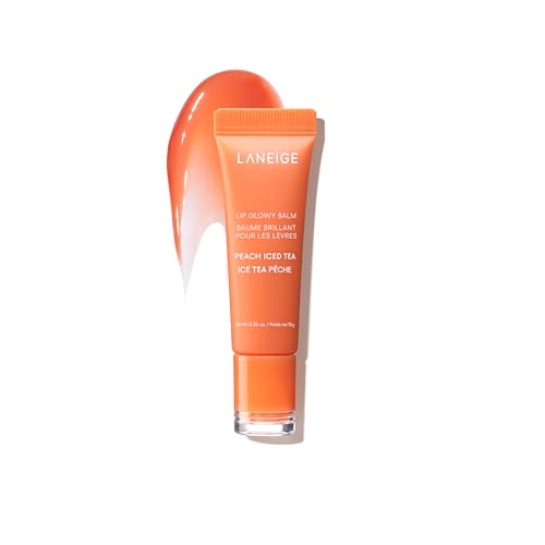 LANEIGE Lip Glowy Balm: Sheer Tinted Lip Treatment Balm Tube with Shea & Murumuru Butters for Hydrating, Moisturizing, Glossy, Non-Sticky Shine, Berry
