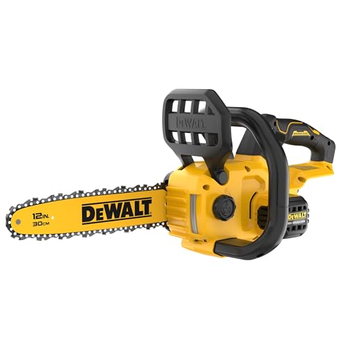 DEWALT 20V MAX 12 in. Cordless Chainsaw, Bare Tool Only (DCCS621B)12" Electric Chainsaw Cordless, 20V Battery Powe