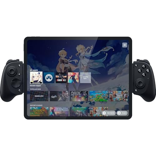 Kishi V3 Pro XL Gaming Controller for iPad & Android Tablets up to 13": Full Sized TMR Thumbsticks - Dual Back Buttons - Wired & Remote Play for PC - HD Haptics - 6 Free Months of Apple Arcade