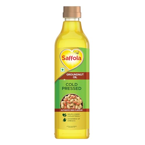 Cold Pressed Groundnut Oil |Unrefined, 0 trans fat, Chemical free | Helps Lower Cholesterol, Goodness of Omega 6 & Authentic Seed Flavour | 1L Pet Bot